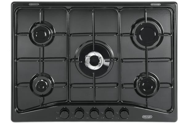 FFN57ASV P.COTT.70CM 5 GAS DC NERO  FAMILY DE LONGHI