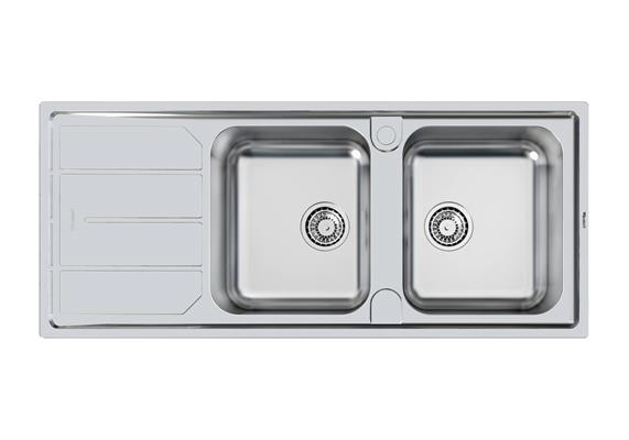 LAVELLO INC. INOX 1160X500 2V+GOCC.SX ELETTRA FOSTER