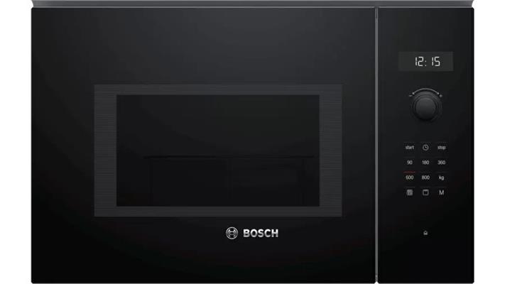 BEL524MB0 FORNO MICROONDE INCASSO VETRO NERO BOSCH