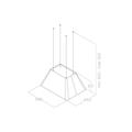 IKONA LIGHT IX/F/60 CAPPA  INOX ISOLA/SOSPESE ELICA
