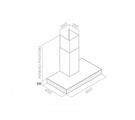 SOFIA H10 IX/A/60  CAPPA ASPIR. 60 INOX PARETE TURBO AIR