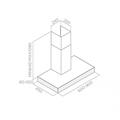 SOFIA H10 IX/A/90  CAPPA ASPIR. 90 INOX PARETE TURBO AIR