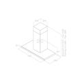 GALAXY BLIX/A/80 CAPPA  NERA/INOX PARETE ELICA