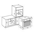 FORNO ELETT. INC. INOX 60X60 MULTIF. KS FOSTER