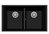 ONE LAV. 838X559 2V SOTTOTOP UG. BLACK MATT PLADOS