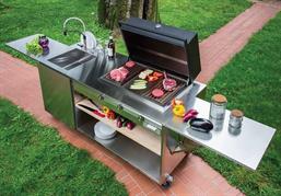 CUCINA DA ESTERNO INOX 327X78X156h FOSTER