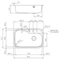 LAVELLO INC. SF/FT INOX 803X513 1V TORNADO FOSTER