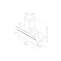 STRIPE IX/A/90 CAPPA  INOX PARETE ELICA