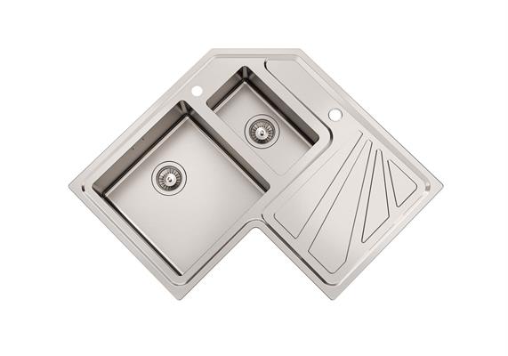 LAVELLO INC. INOX 830X830 ANG. ANGOLARE FOSTER