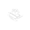 BOXIN NO DRIP IX/A/120 CAPPA INOX ASPIRANTE INCASSO ELICA