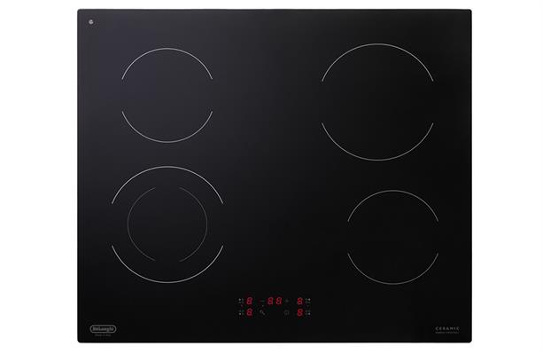 PVC61N P.COTT. 4 ZONE ELETTRICO NERO V.CERAMICA DE LONGHI