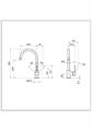 MISCELATORI  CROMATO   F2000 ALTO FOSTER