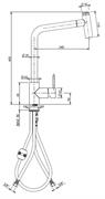 MONOCOM.METROPOLITAN DOCCIA ESTR. NICKEL BRUSHED CROLLA