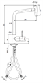 MONOCOM.METROPOLITAN DOCCIA ESTR. NICKEL BRUSHED CROLLA