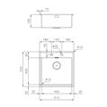 LAVELLO INC. SF/FT INOX 510X520 RETT. KE FILOTOP FOSTER