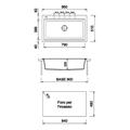 LUX LAV. 86X51 1V INC. UG. B.CO LATTE PLADOS