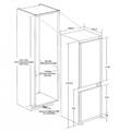 CNBQT3719EW FRIGO INC.COMBINATO TOTAL NO-FROST E 193X70 CANDY