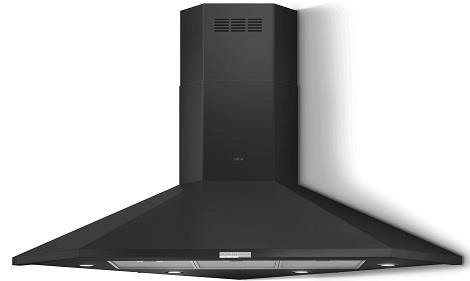 ACUTA BL/F/100 CAPPA NERA ANGOLO FILTRANTE ELICA