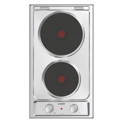 CE32XK PIANO COTTURA CANDY 2 PIASTRE ELETTRICO CM.29X51