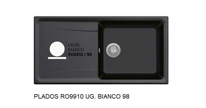 ROXANA LAV. 99X50 1V+SCIVOLO INC. UG. BIANCO PLADOS