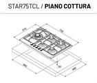 STAR P. COTT. 5 GAS 75 INC. GR.GH NERO MATT 70 PLADOS
