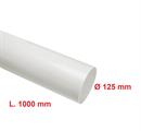 TUBAZIONE CIRCOLARE TUBO ROTONDO DA 125mm RIGIDO L.1000mm ELICA