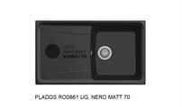 ROXANA LAV. 86X50 1V+GOCC INC. UG. BLACK MATT PLADOS